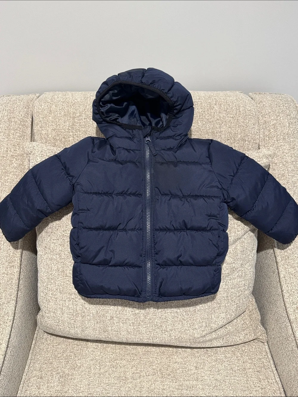 The Children's Place Navy Hooded Puffer Jacket